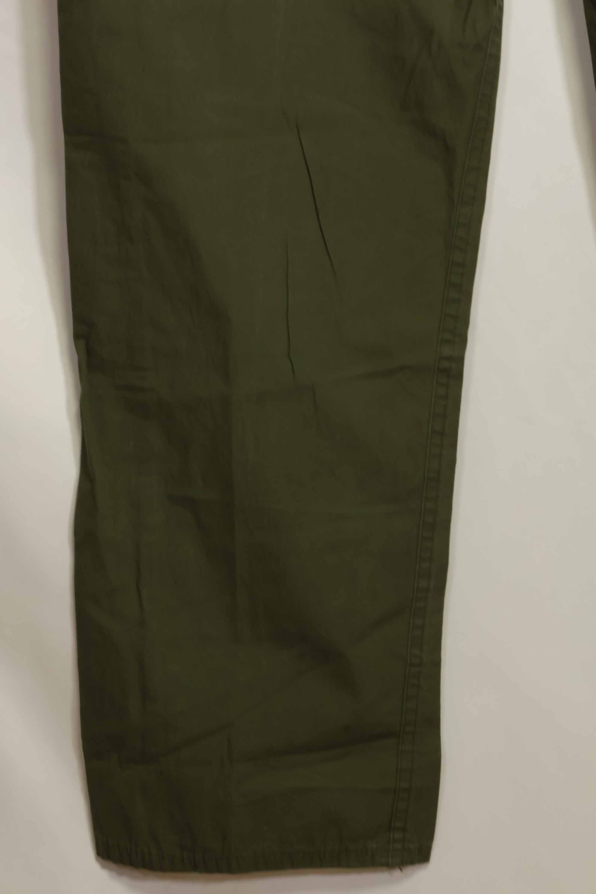 1960年代　個人調達　ポップリン製　OG-107 ベイカーパンツ　薄手パンツ　中古品