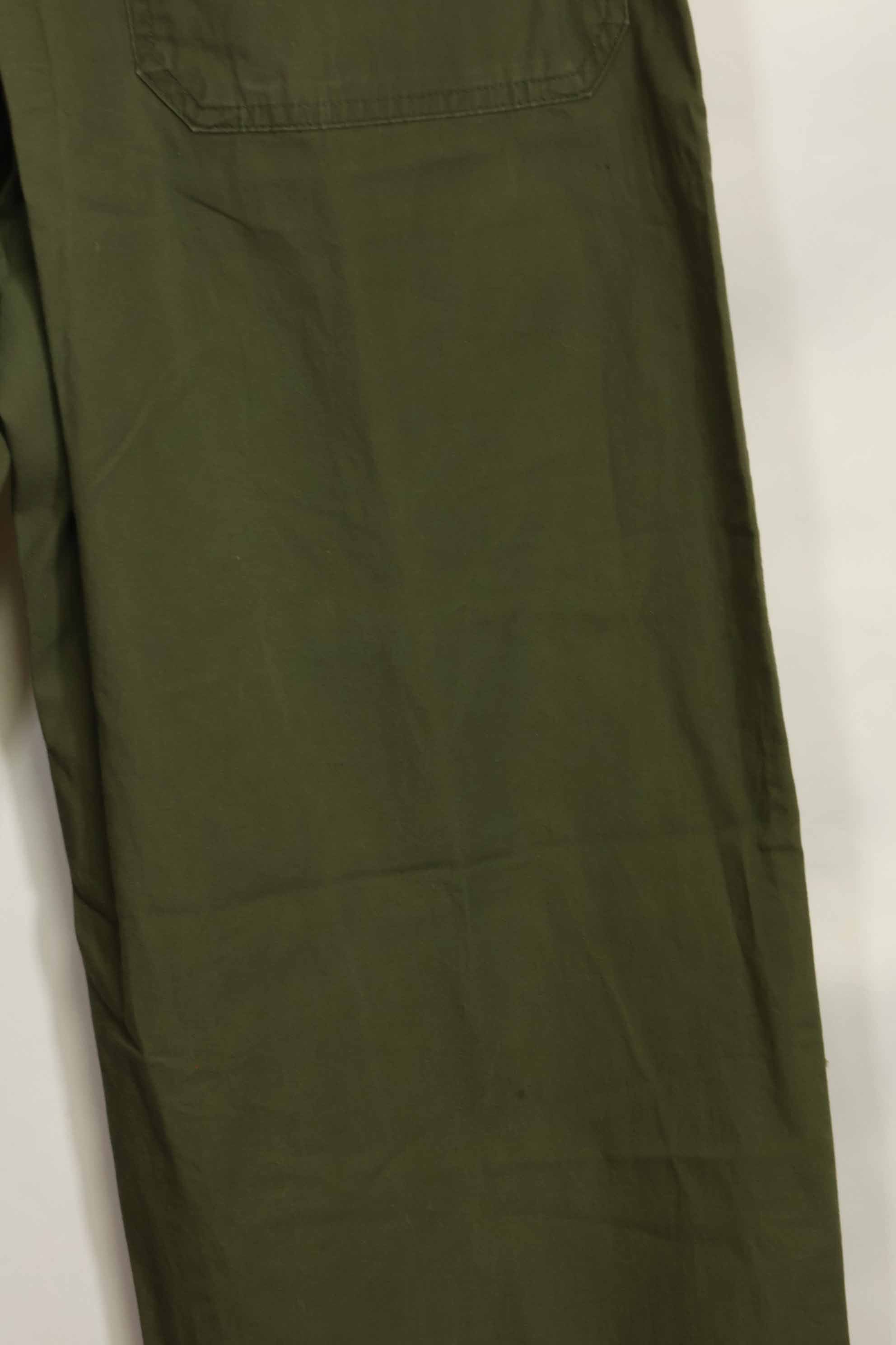 1960年代　個人調達　ポップリン製　OG-107 ベイカーパンツ　薄手パンツ　中古品