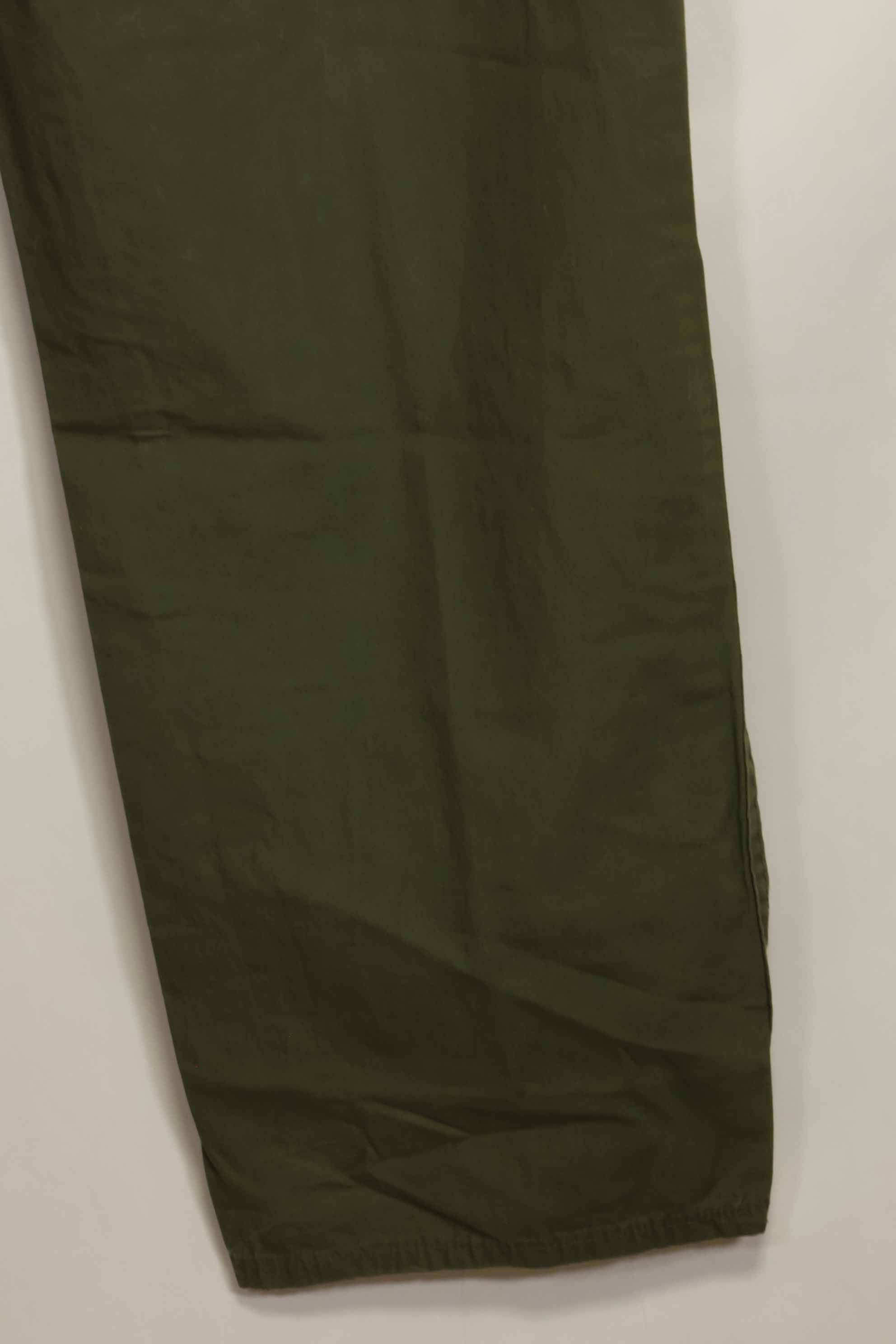 1960年代　個人調達　ポップリン製　OG-107 ベイカーパンツ　薄手パンツ　中古品