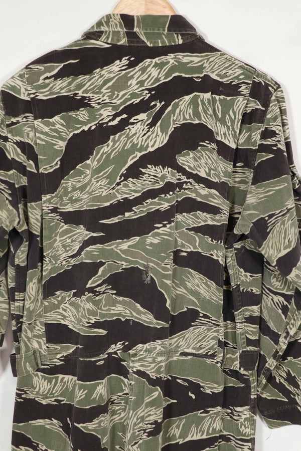 実物　沖縄タイガー　タイガーストライプ　フライトスーツ　中古品　YKKジッパー