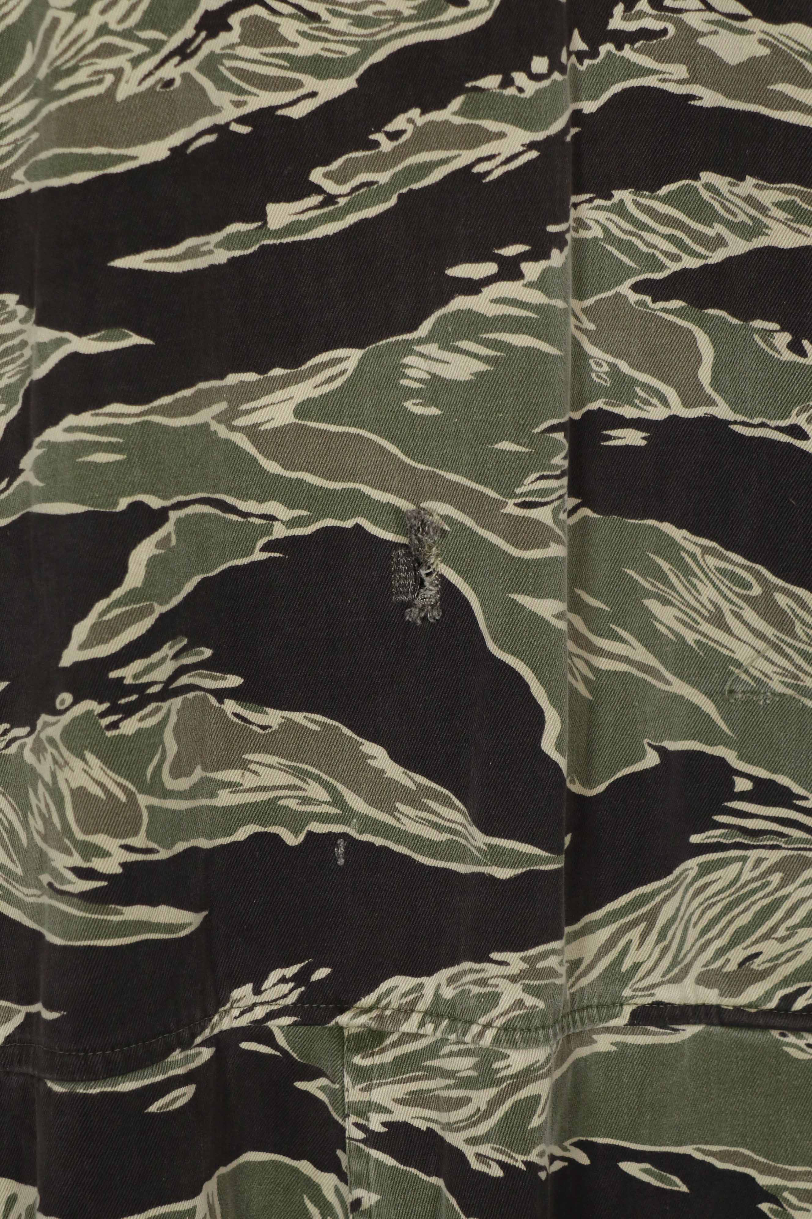 実物　沖縄タイガー　タイガーストライプ　フライトスーツ　中古品　YKKジッパー