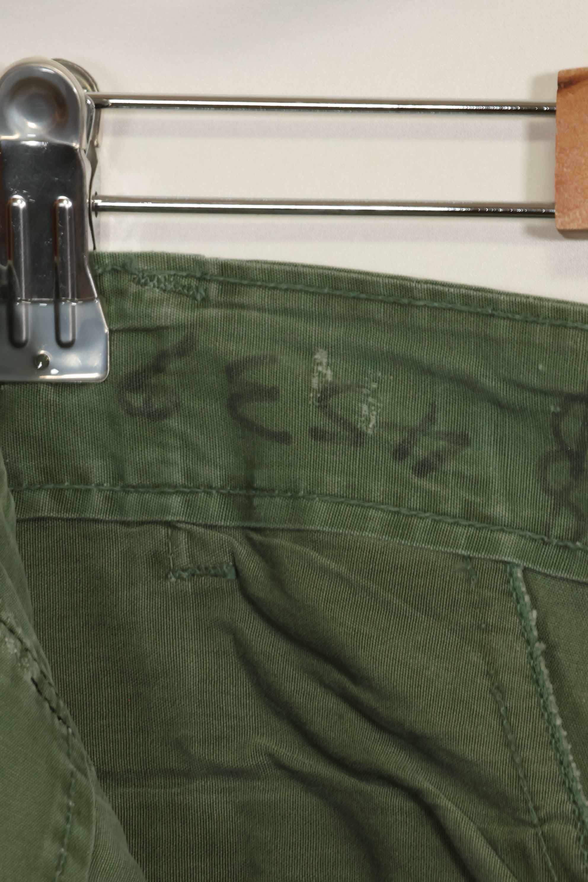 1960年代中頃　2nd Model ジャングルファティーグパンツ　元特殊部隊隊員放出　中古品　C