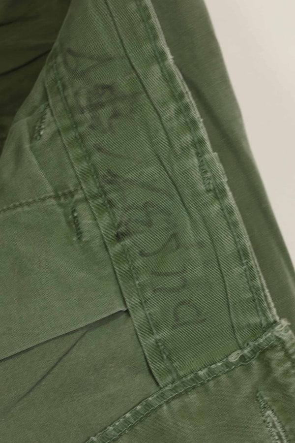 1960年代中頃　2nd Model ジャングルファティーグパンツ　元特殊部隊隊員放出　中古品　C
