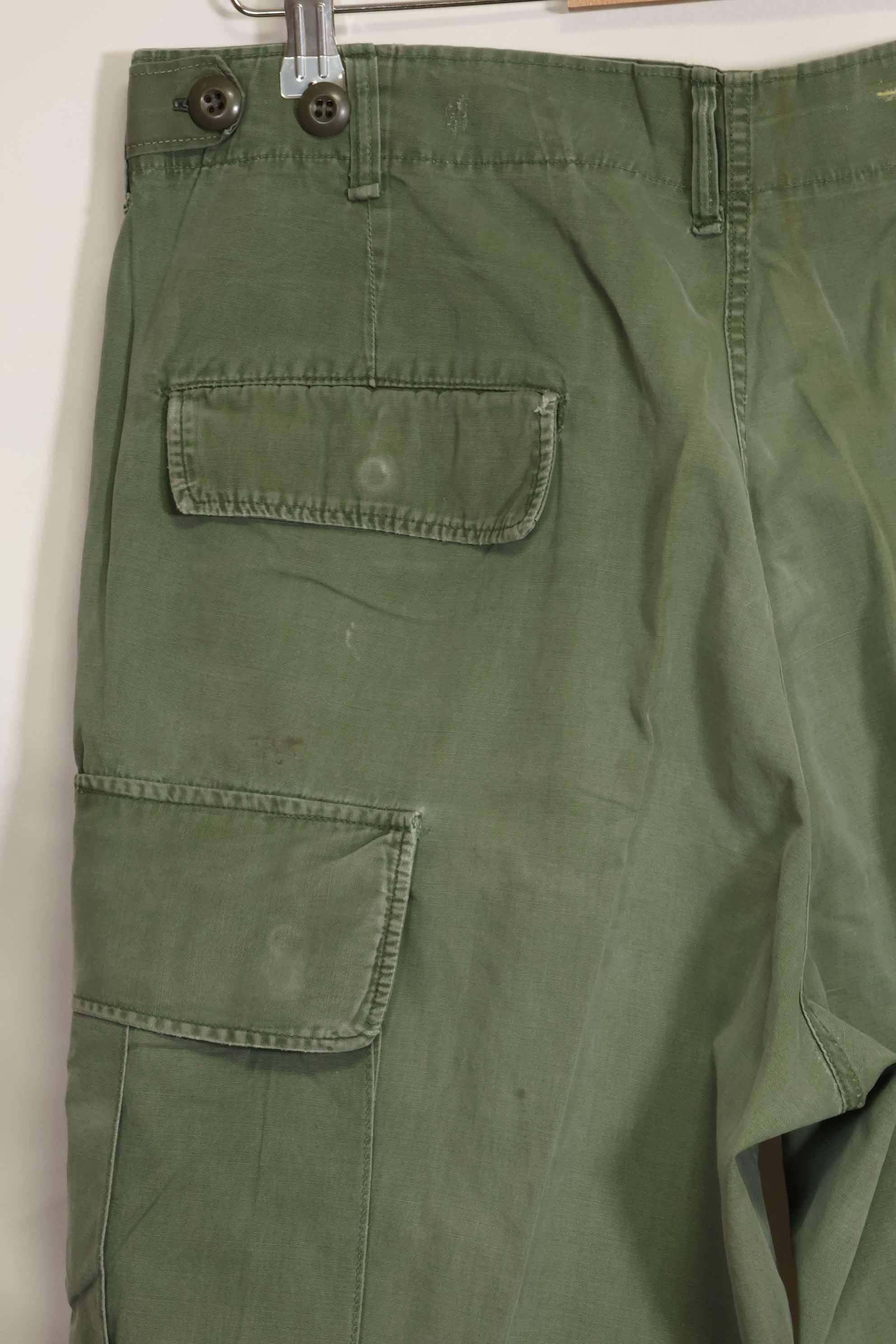 1960年代中頃　2nd Model ジャングルファティーグパンツ　元特殊部隊隊員放出　中古品　C