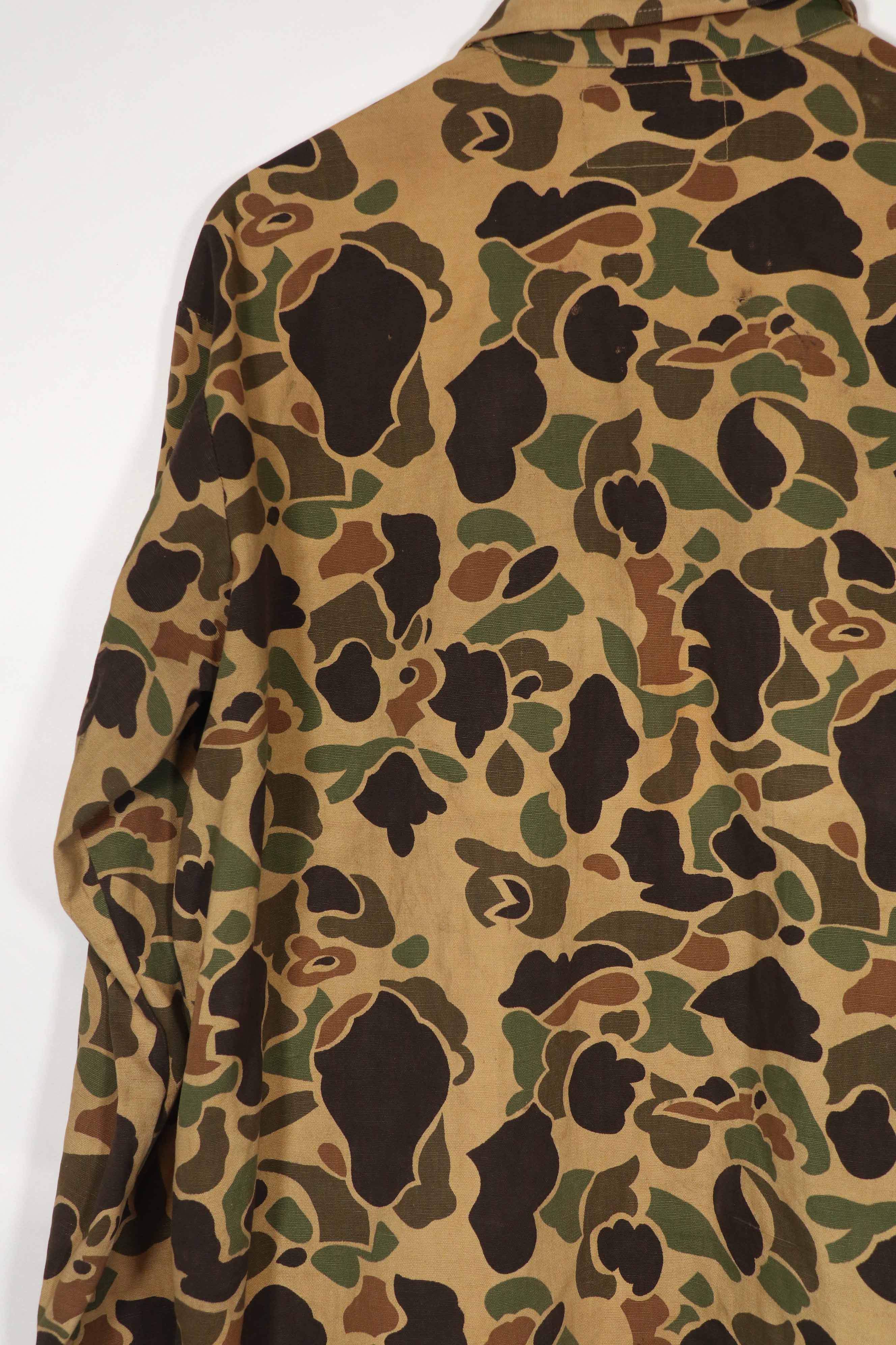 民間品　日本製　READ HEAD ハンティングジャケット　フロッグスキン迷彩　1970年代ビンテージ