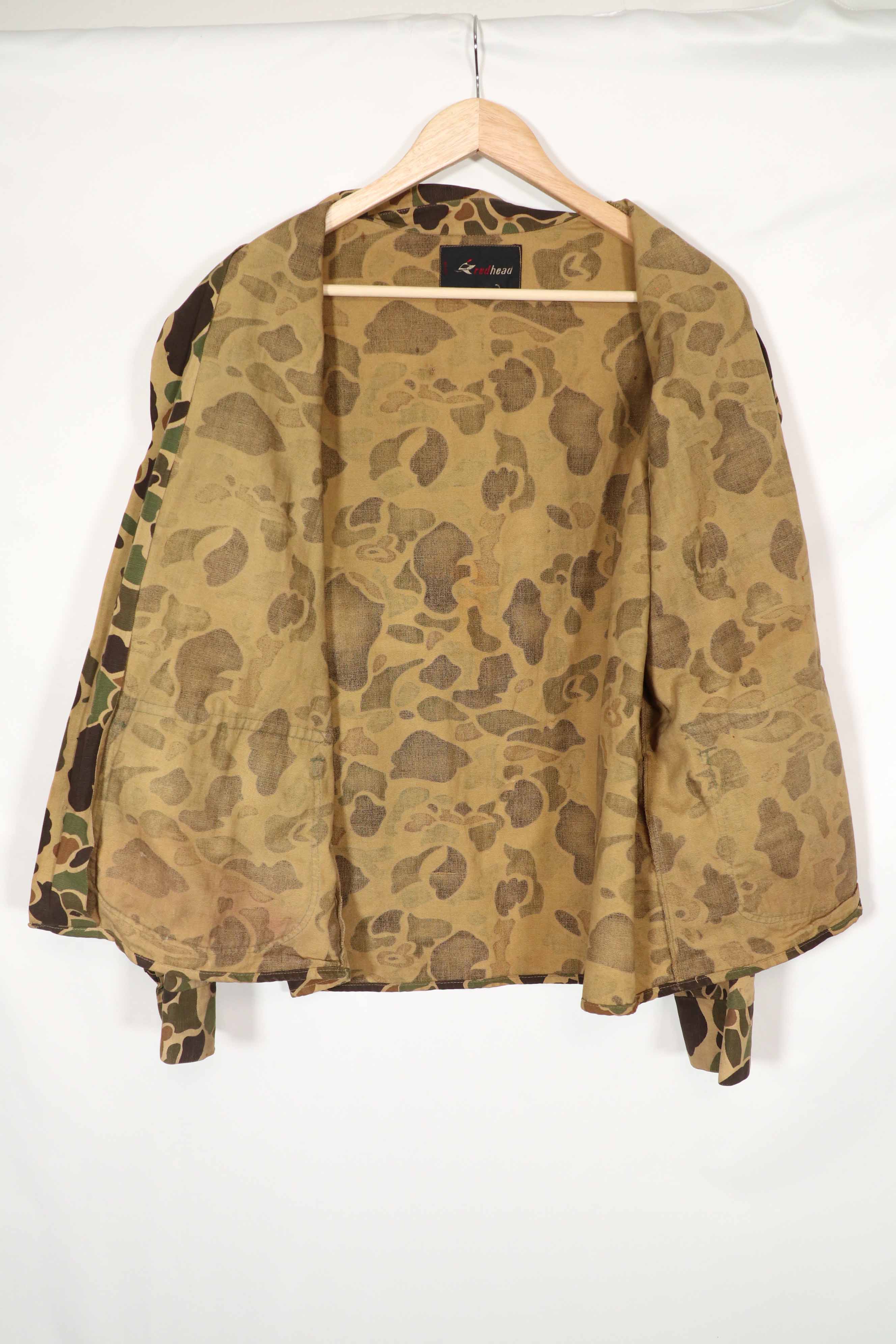 民間品　日本製　READ HEAD ハンティングジャケット　フロッグスキン迷彩　1970年代ビンテージ
