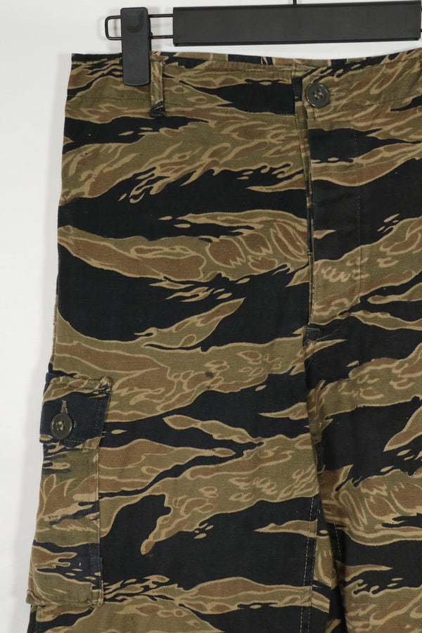 実物　ゴールドタイガーストライプ　パンツ　A-L　状態良い　Asian Cut