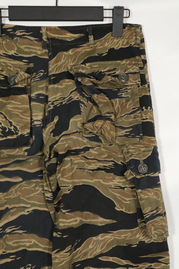 実物　ゴールドタイガーストライプ　パンツ　A-L　状態良い　Asian Cut