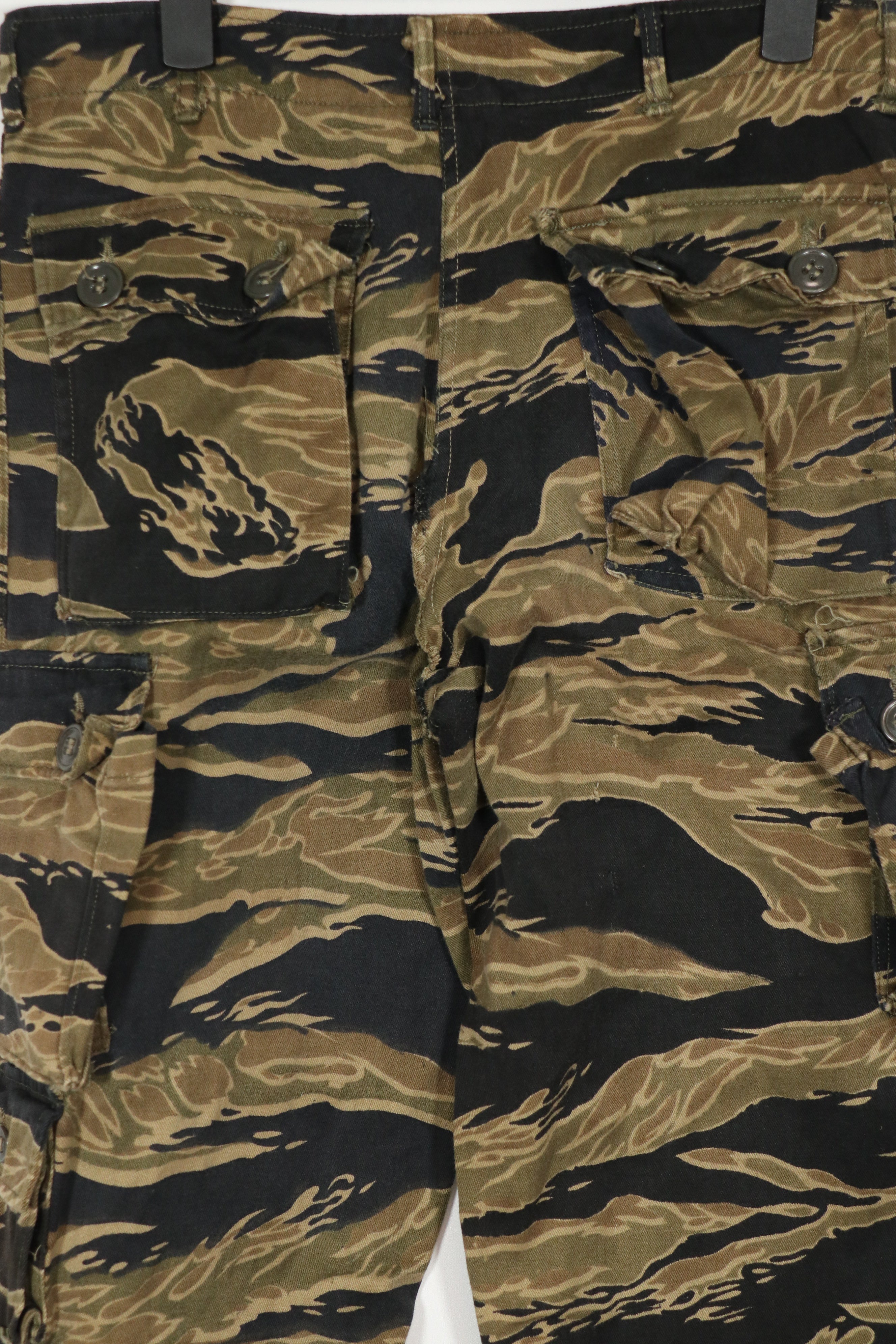 実物　ゴールドタイガーストライプ　パンツ　A-L　状態良い　Asian Cut