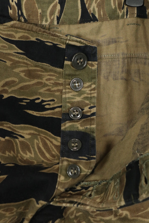 実物　ゴールドタイガーストライプ　パンツ　A-L　状態良い　Asian Cut