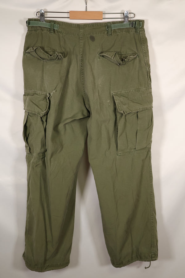 1966年〜68年頃　M-Sサイズ　4th Model ジャングルファティーグ　パンツ　中古品　映画会社放出 B