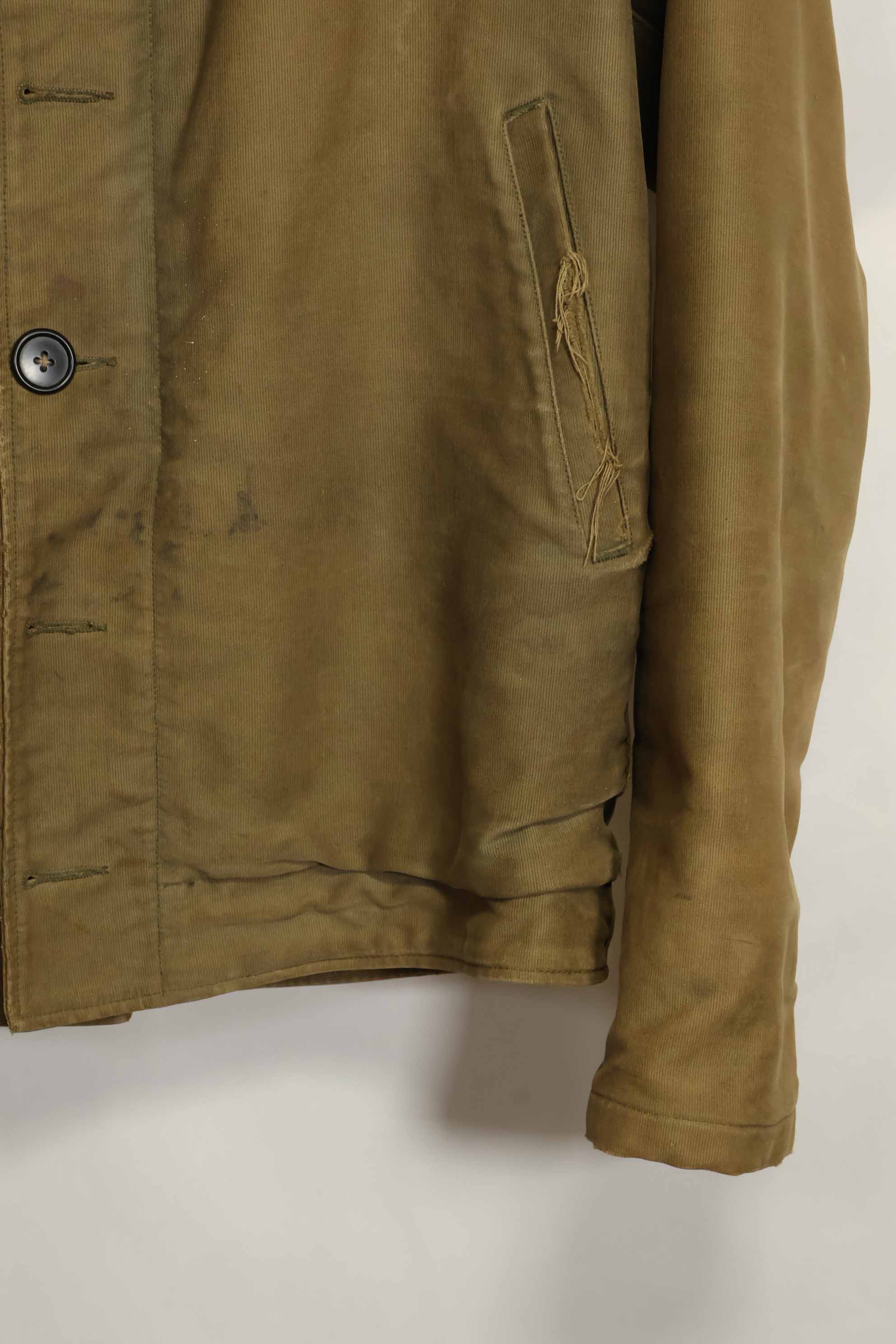 1940年代〜50年代　アメリカ海軍　N-1　デッキジャケット　サイズ 36　中古品