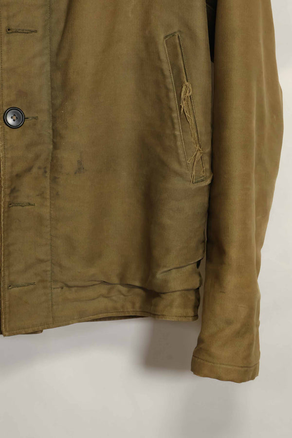 1940年代〜50年代　アメリカ海軍　N-1　デッキジャケット　サイズ 36　中古品