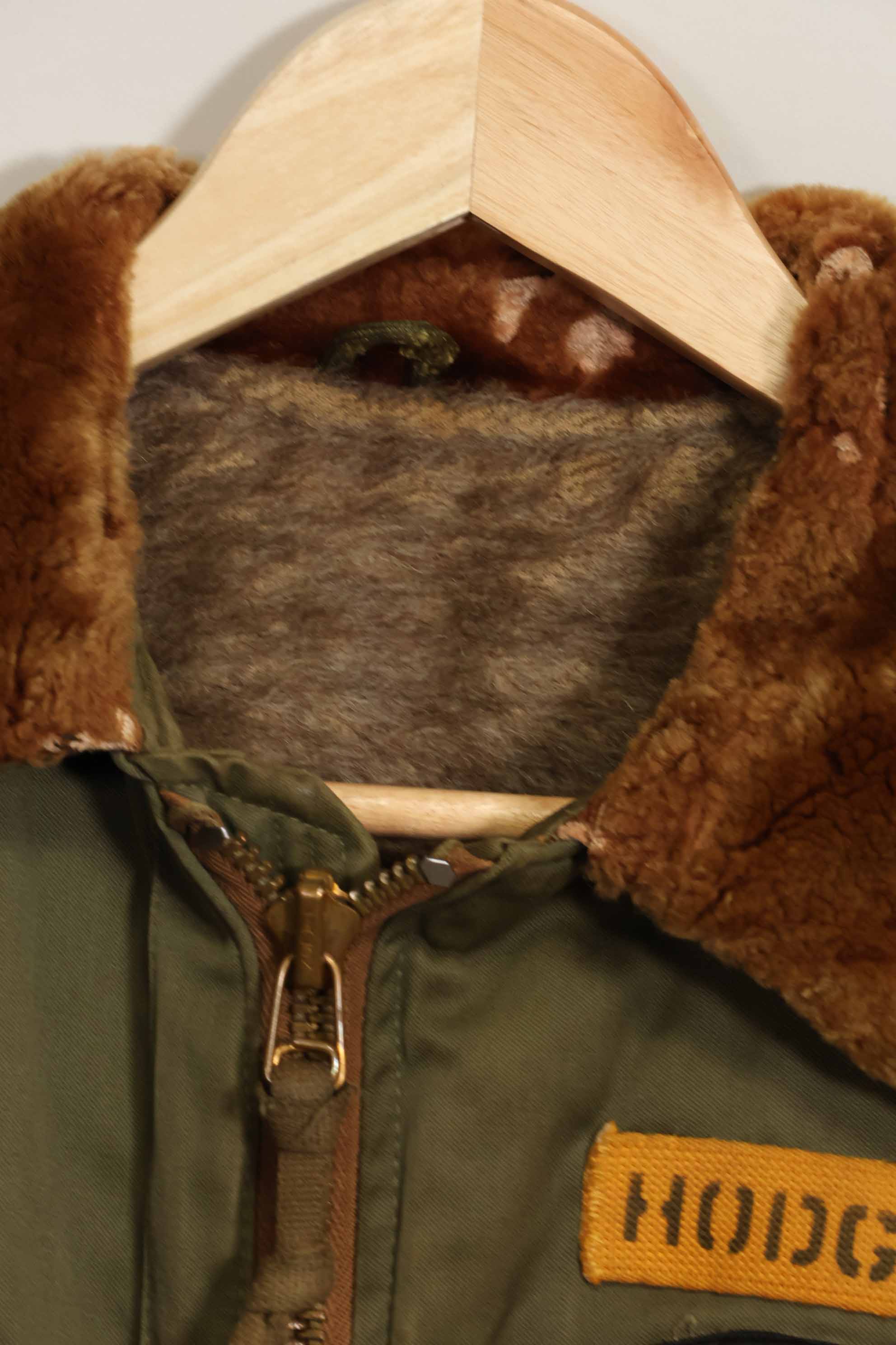 1940年代　アメリカ陸軍航空隊　B-15　フライトジャケット　エアレースパッチ付き　中古品