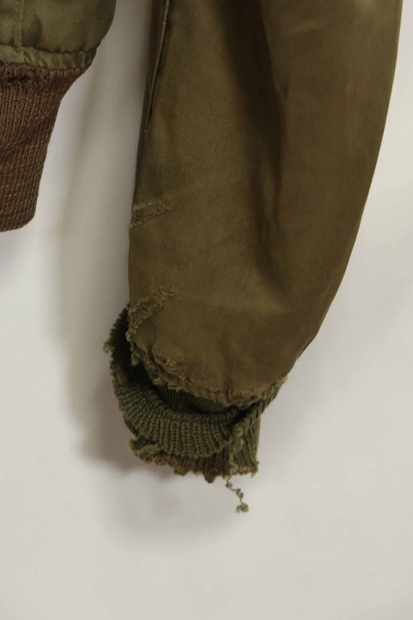 1940年代　アメリカ陸軍航空隊　B-15　フライトジャケット　エアレースパッチ付き　中古品