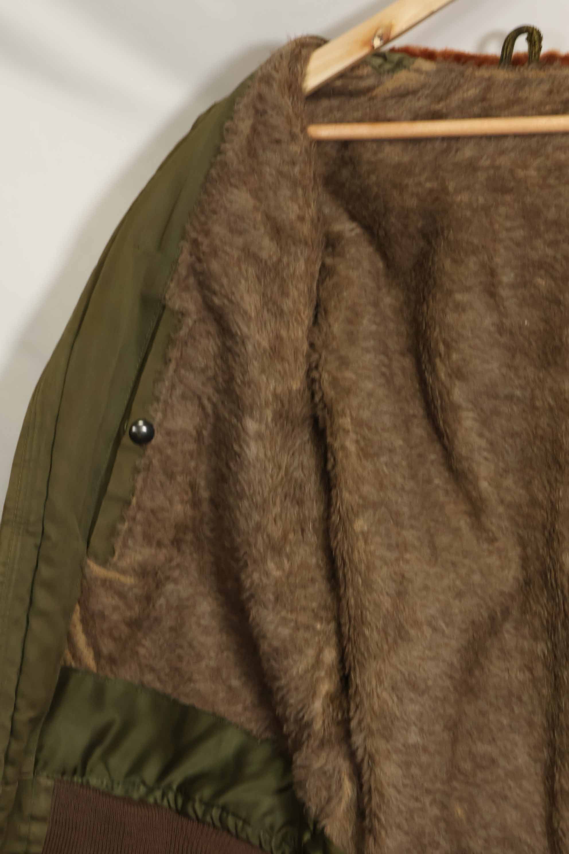 1940年代　アメリカ陸軍航空隊　B-15　フライトジャケット　エアレースパッチ付き　中古品