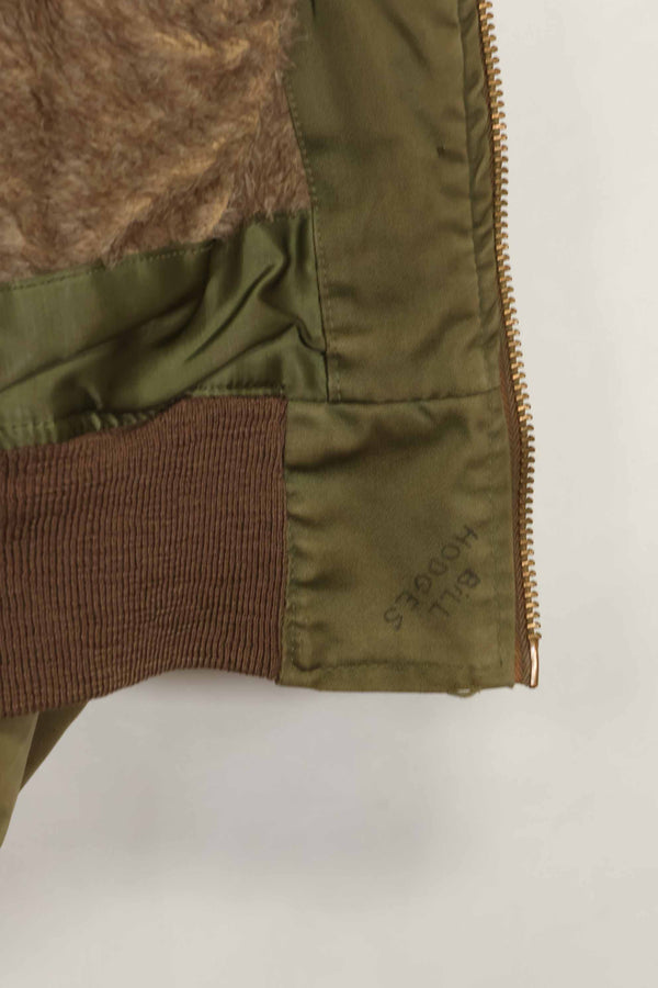 1940年代　アメリカ陸軍航空隊　B-15　フライトジャケット　エアレースパッチ付き　中古品