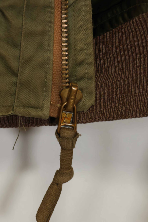 1940年代　アメリカ陸軍航空隊　B-15　フライトジャケット　エアレースパッチ付き　中古品