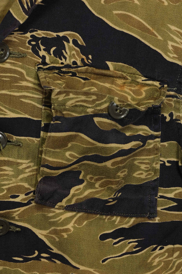 1960年代　ゴールドタイガー　タイガーストライプシャツ　Asianカット　スタンプなし　状態良い　中古品