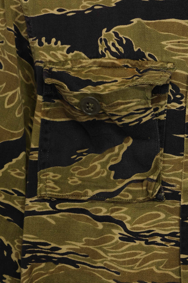 1960年代　ゴールドタイガー　タイガーストライプシャツ　Asianカット　スタンプなし　状態良い　中古品