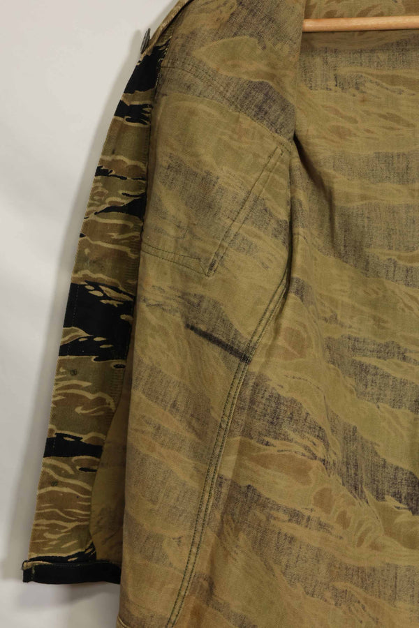 1960年代　ゴールドタイガー　タイガーストライプシャツ　Asianカット　A-M　状態良い　中古品