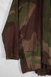 実物　1940年代　WWII 英軍　Windproof迷彩　インドシナ戦争　ジッパーカスタムジャケット　中古品