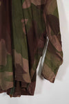 実物　1940年代　WWII 英軍　Windproof迷彩　インドシナ戦争　ジッパーカスタムジャケット　中古品