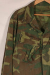実物　ノンリップストップ生地　ERDL　ジャングルファティーグ　ジャケット　中古品　タグなし