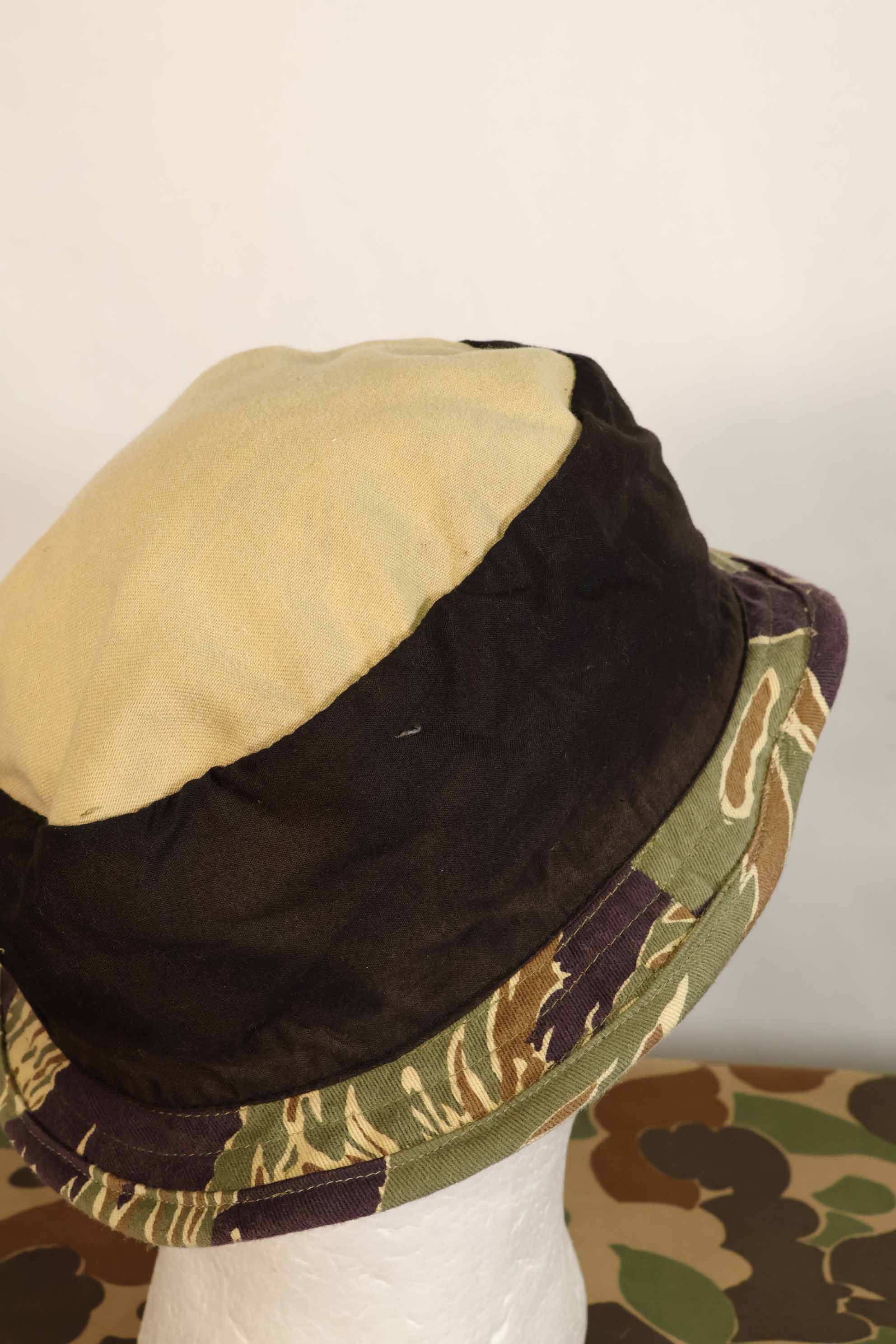 数量限定生産　エイジング品　MILITARIA 1911 沖縄タイガー  CISOカットブーニーハット　ショートブリム改造 A