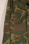 実物　ノンリップストップ生地　ERDL　ジャングルファティーグ　ジャケット　中古品　タグなし