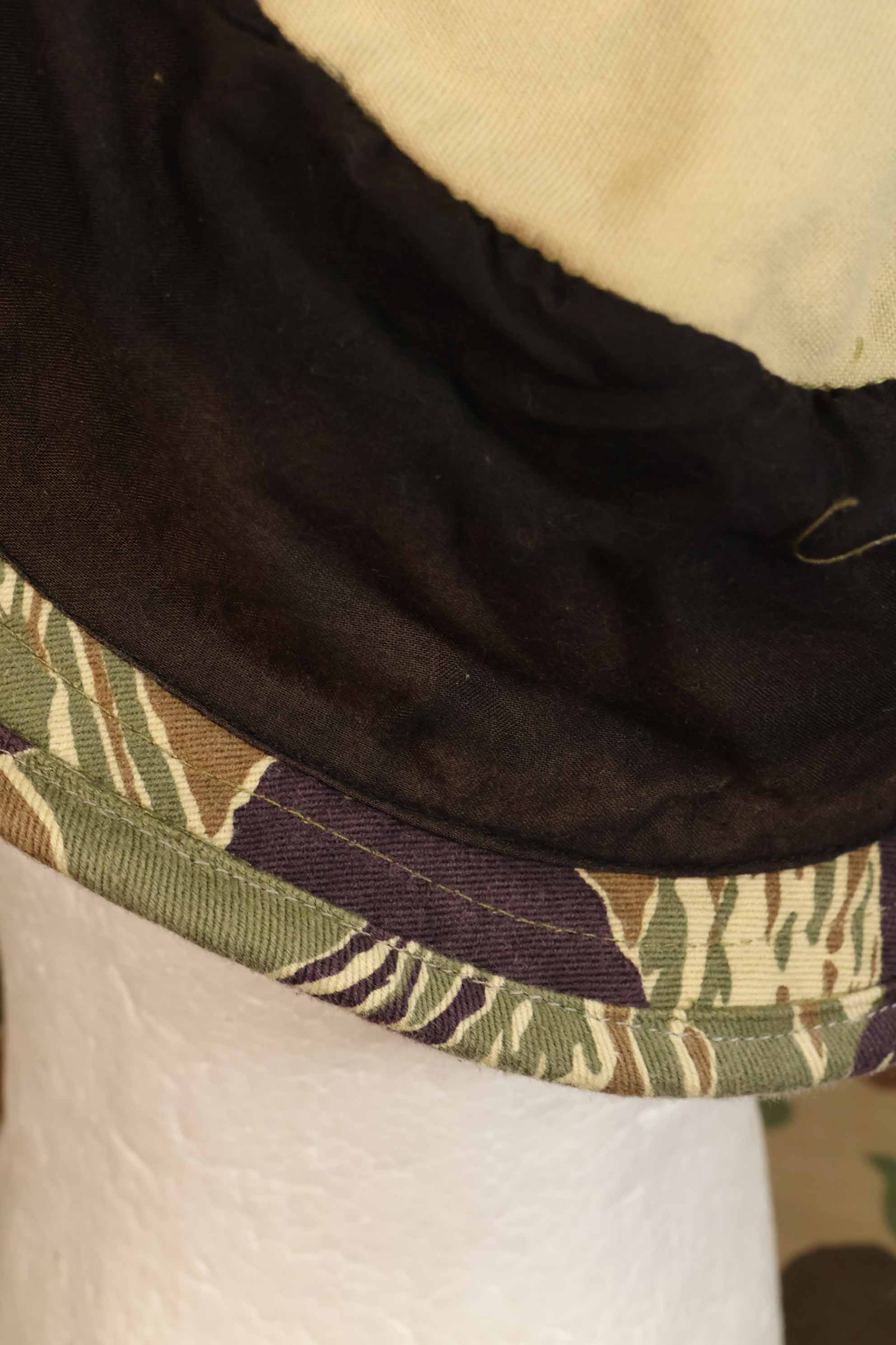 数量限定生産　エイジング品　MILITARIA 1911 沖縄タイガー  CISOカットブーニーハット　ショートブリム改造 A