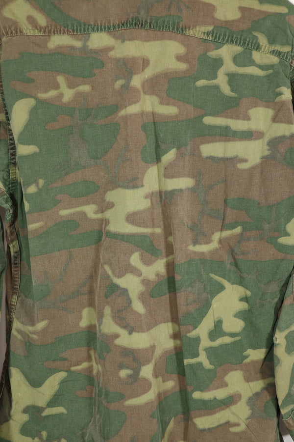 実物　ERDL ノンリップストップ　ジャングルファティーグ　ジャケット　中古品　傷などあり　A