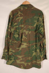 実物　ノンリップストップ生地　ERDL　ジャングルファティーグ　ジャケット　中古品　タグなし