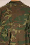 実物　ノンリップストップ生地　ERDL　ジャングルファティーグ　ジャケット　中古品　タグなし