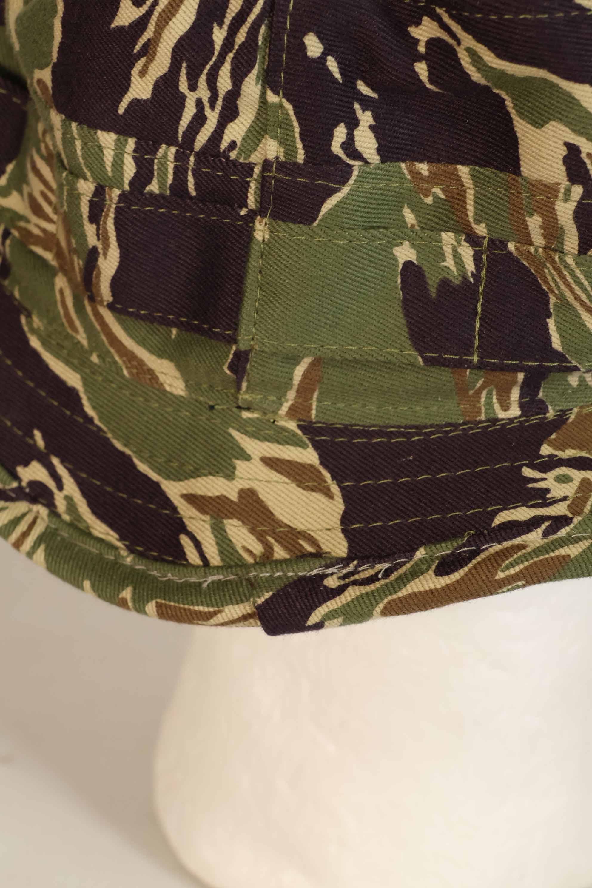 数量限定生産　MILITARIA 1911 沖縄タイガー  CISOカットブーニーハット　ショートブリム改造 B