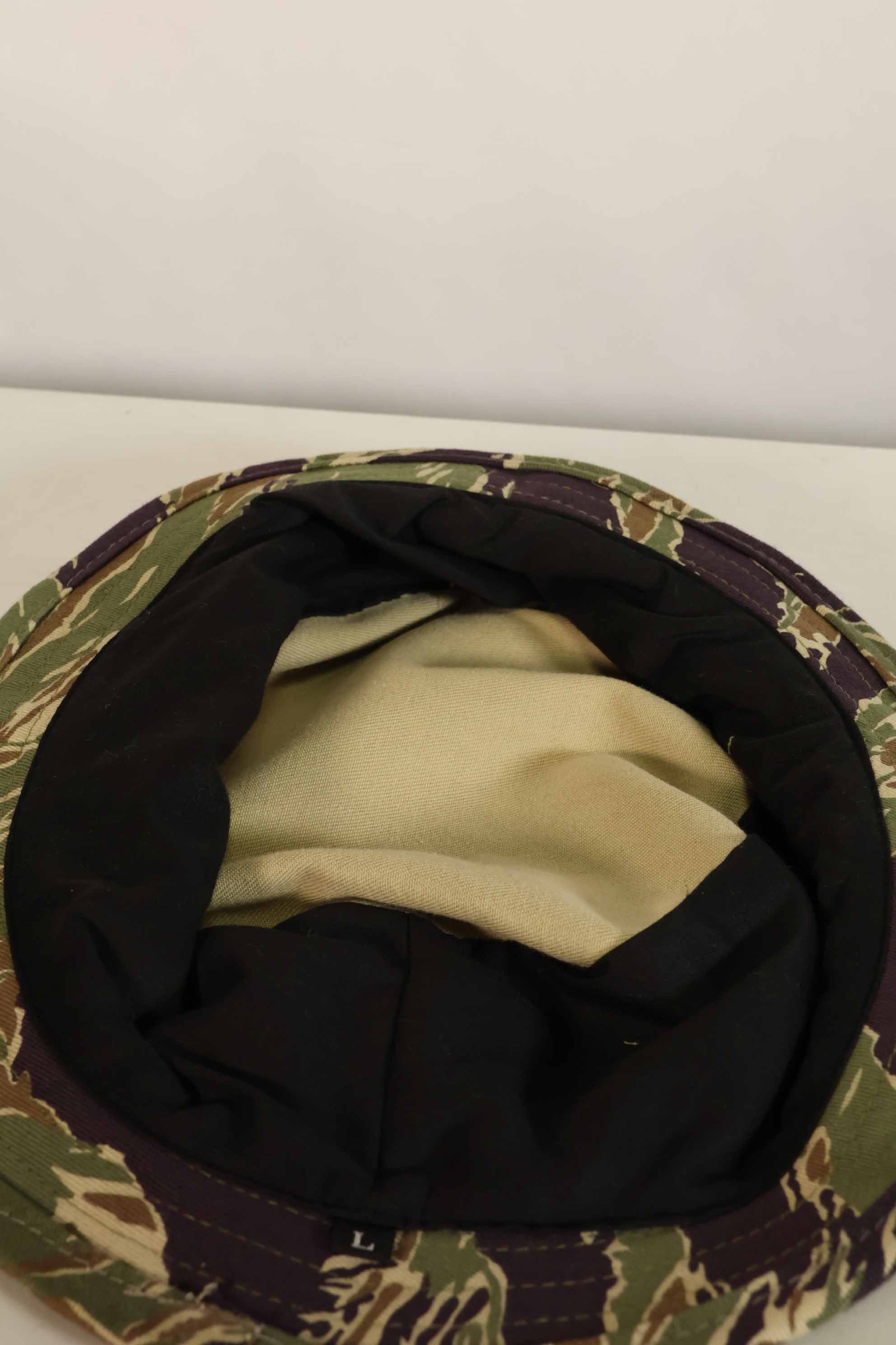 数量限定生産　MILITARIA 1911 沖縄タイガー  CISOカットブーニーハット　ショートブリム改造 B