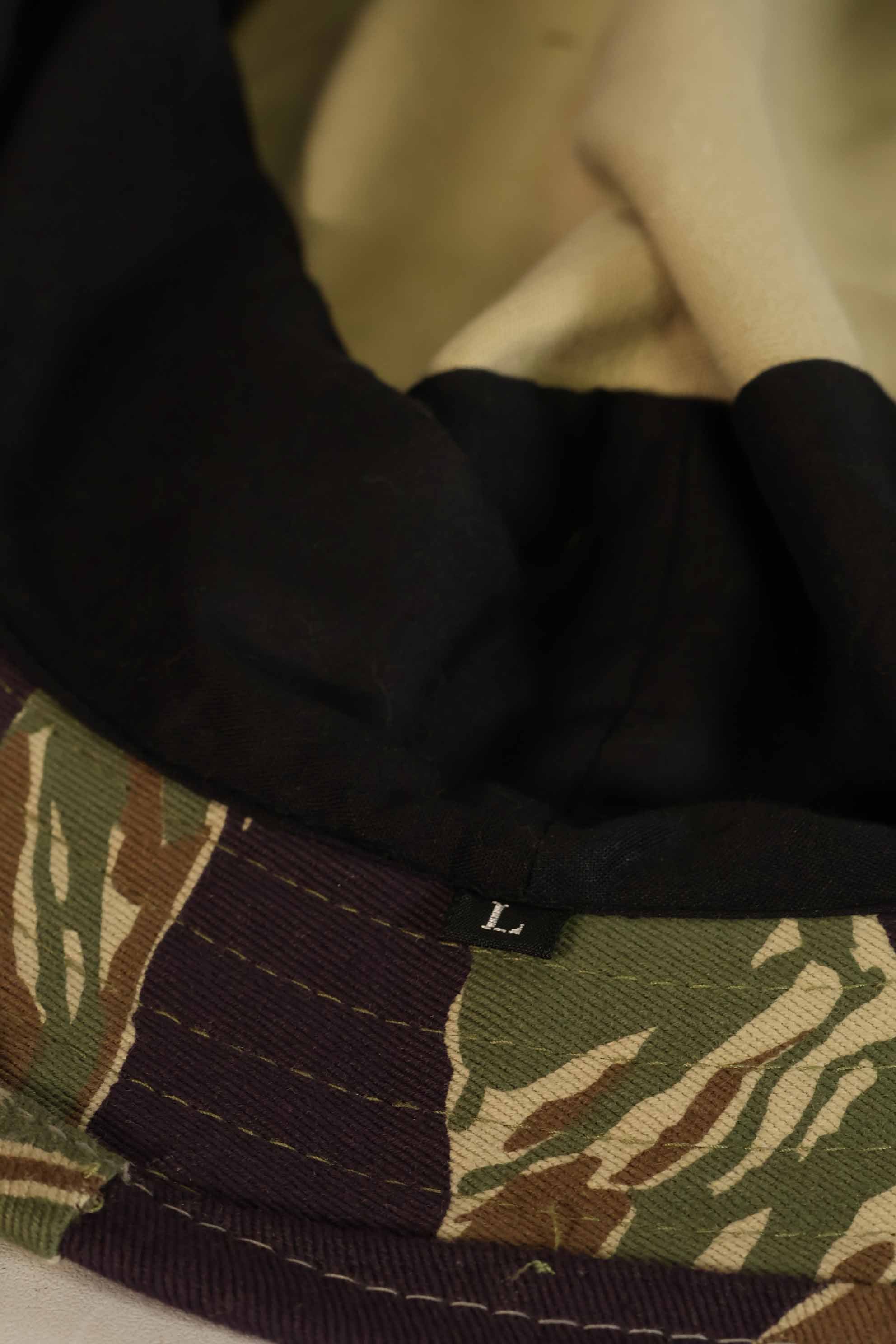 数量限定生産　MILITARIA 1911 沖縄タイガー  CISOカットブーニーハット　ショートブリム改造 C