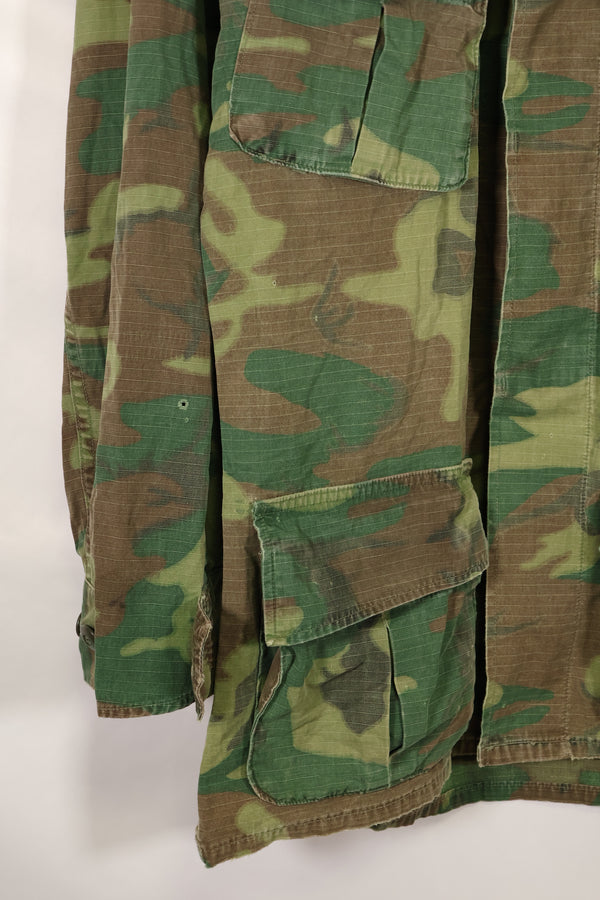 1968年頃　S-R　リップストップ SENTRY DOG MP ERDL ジャングルファティーグ　ジャケット　中古品
