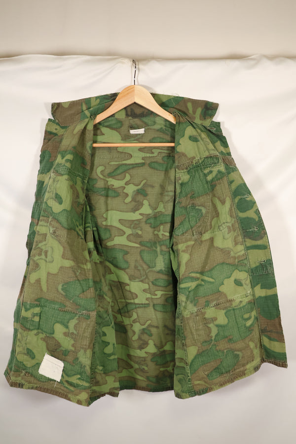 1968年頃　S-R　リップストップ SENTRY DOG MP ERDL ジャングルファティーグ　ジャケット　中古品