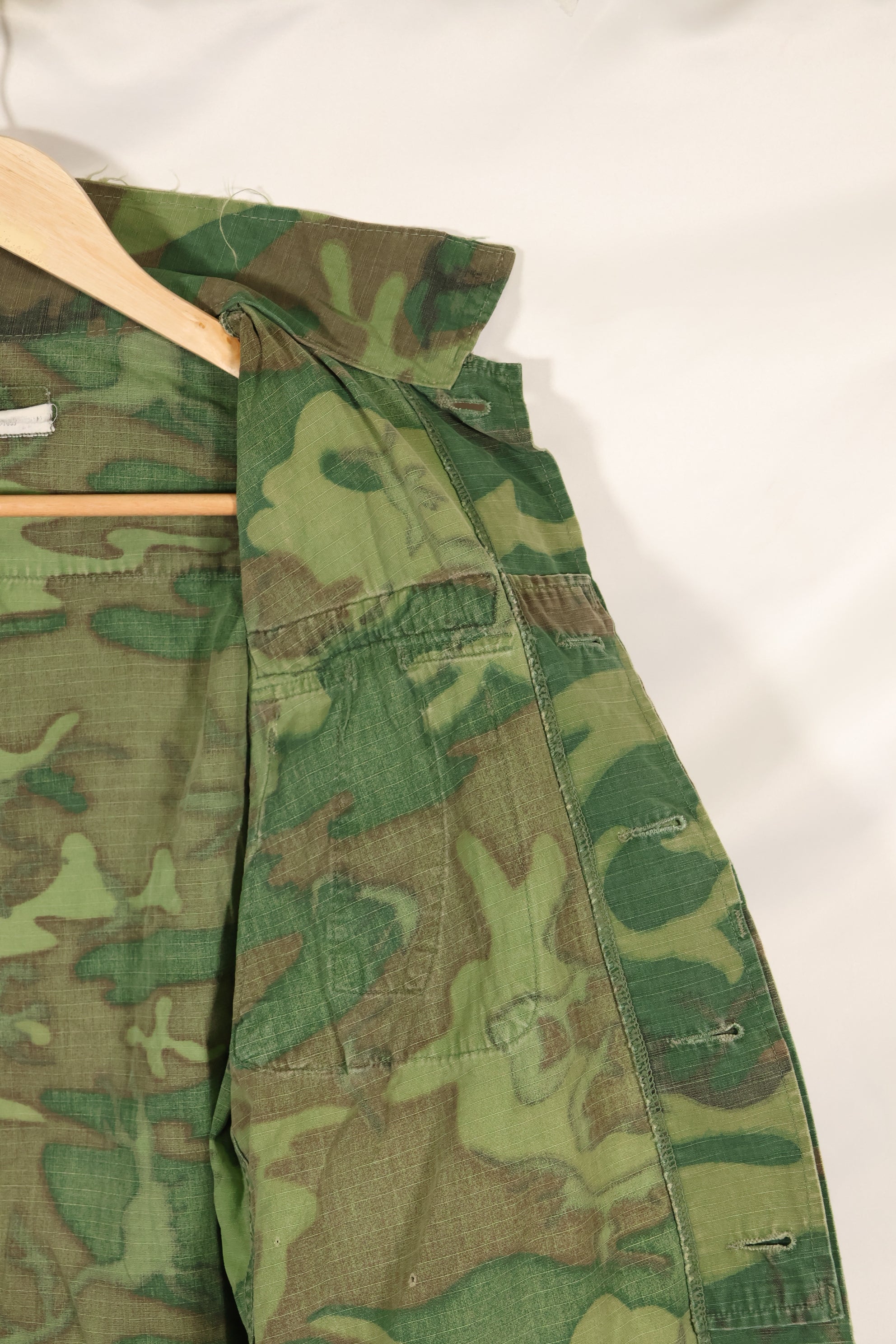 1968年頃　S-R　リップストップ SENTRY DOG MP ERDL ジャングルファティーグ　ジャケット　中古品