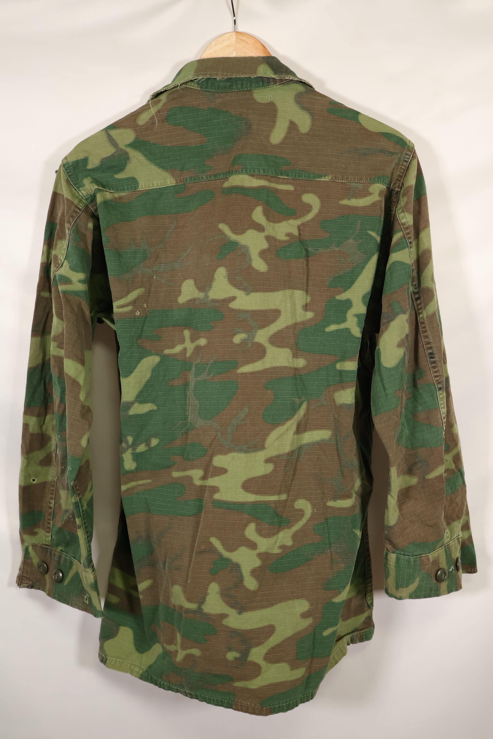 1968年頃　S-R　リップストップ SENTRY DOG MP ERDL ジャングルファティーグ　ジャケット　中古品