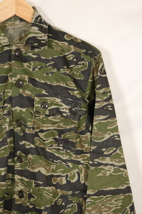 1960年代　タイガーストライプ　シャツ　CIDGパターン　状態良い　中古品　B