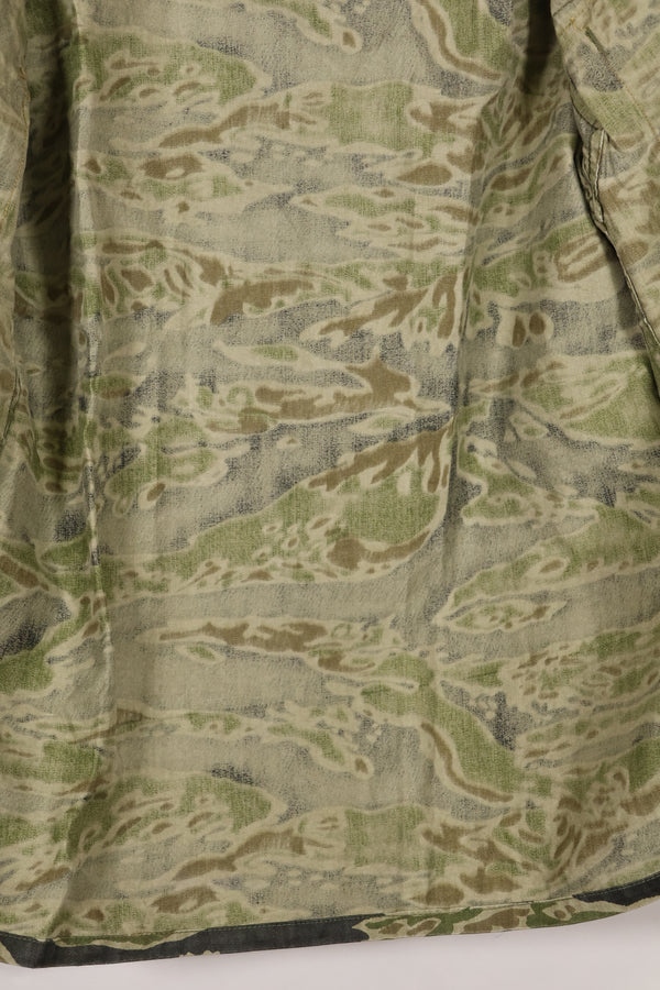 1960年代　タイガーストライプ　シャツ　CIDGパターン　状態良い　中古品　B