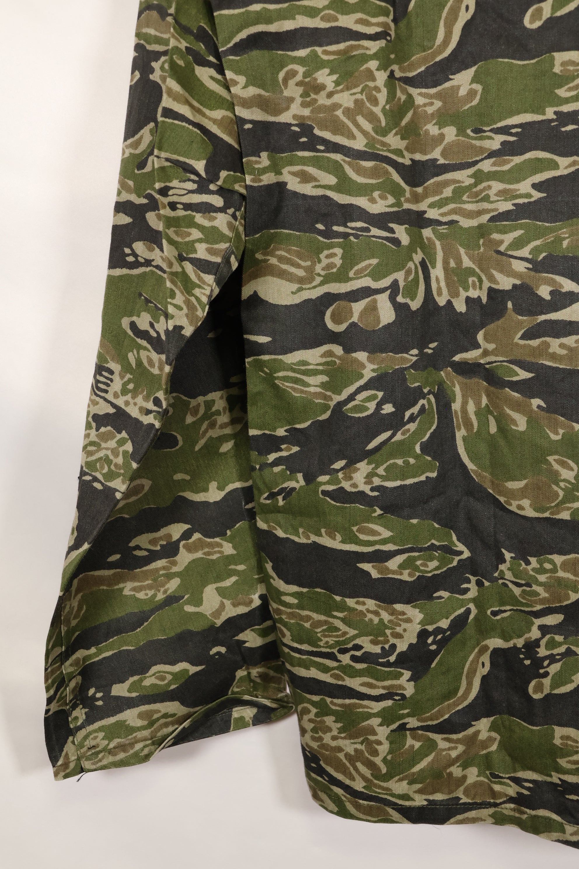 1960年代　タイガーストライプ　シャツ　CIDGパターン　状態良い　中古品　B