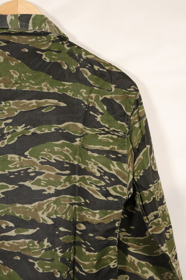 1960年代　タイガーストライプ　シャツ　CIDGパターン　状態良い　中古品　B