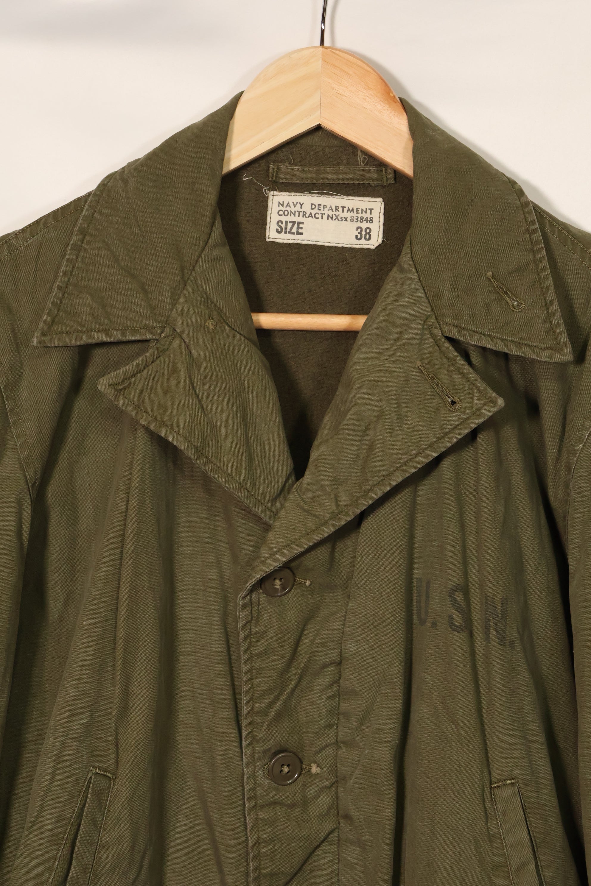 1940年代　アメリカ海軍　USN　Corp Man フィールドジャケット　中古品