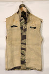 1960年代　USカット　沖縄タイガー　タイガーストライプ　シャツ改造ベスト　US-S　中古品