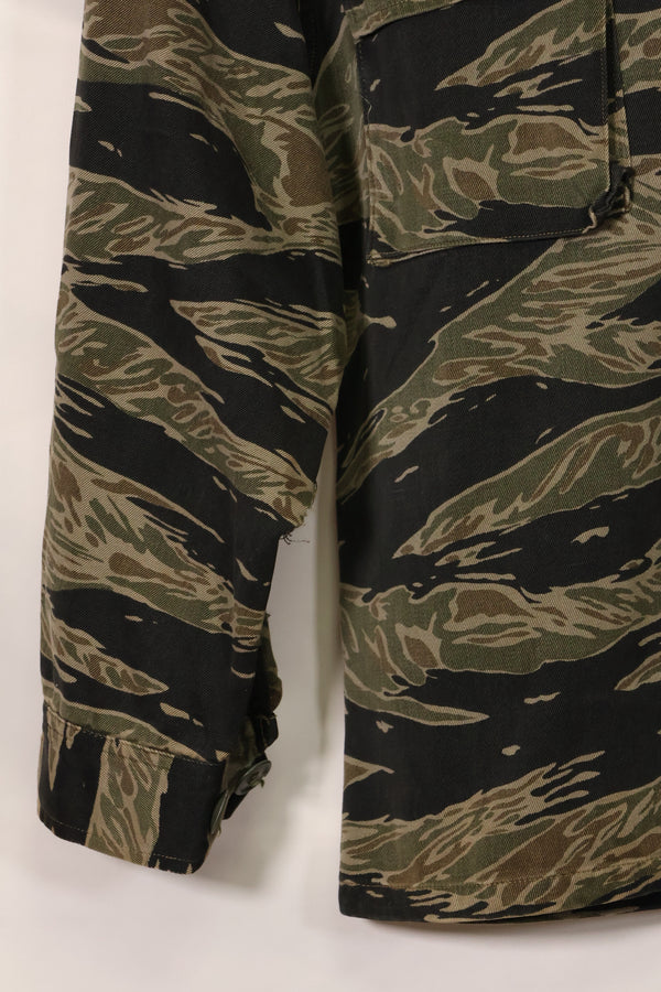 1960年代　シルバータイガー　A-S　タイガーストライプ　シャツ　パッチ付　通訳　中古品