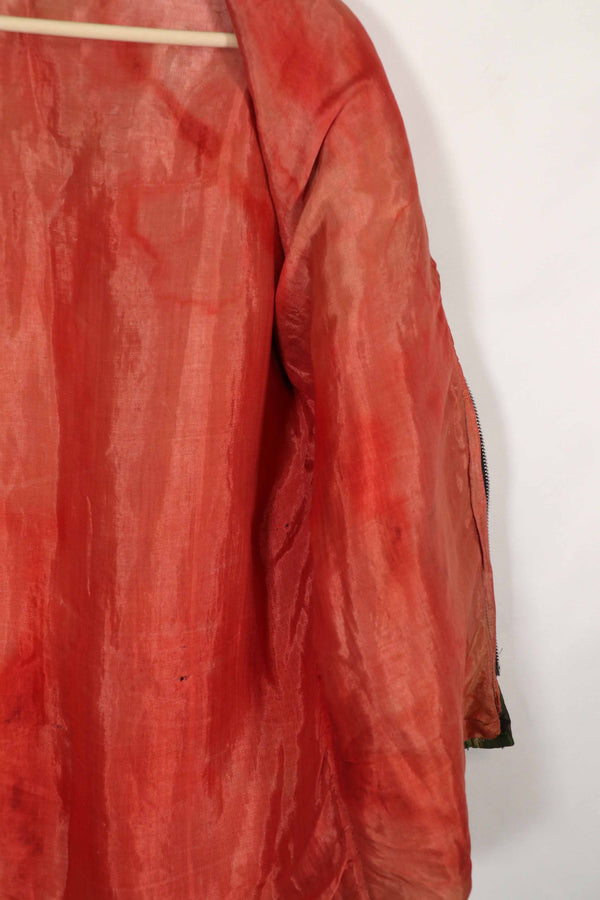 実物　米軍ポンチョライナー　ツアージャケット　DUC PHO　1969-1970