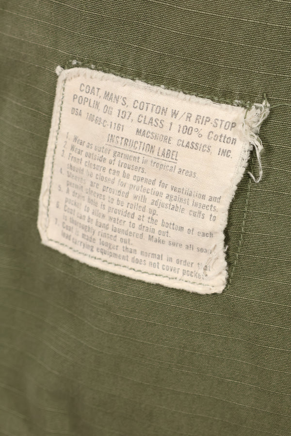1969年契約　SMALL-REGULAR　4th Model ジャングルファティーグ　ジャケット　中古品　映画会社放出  C